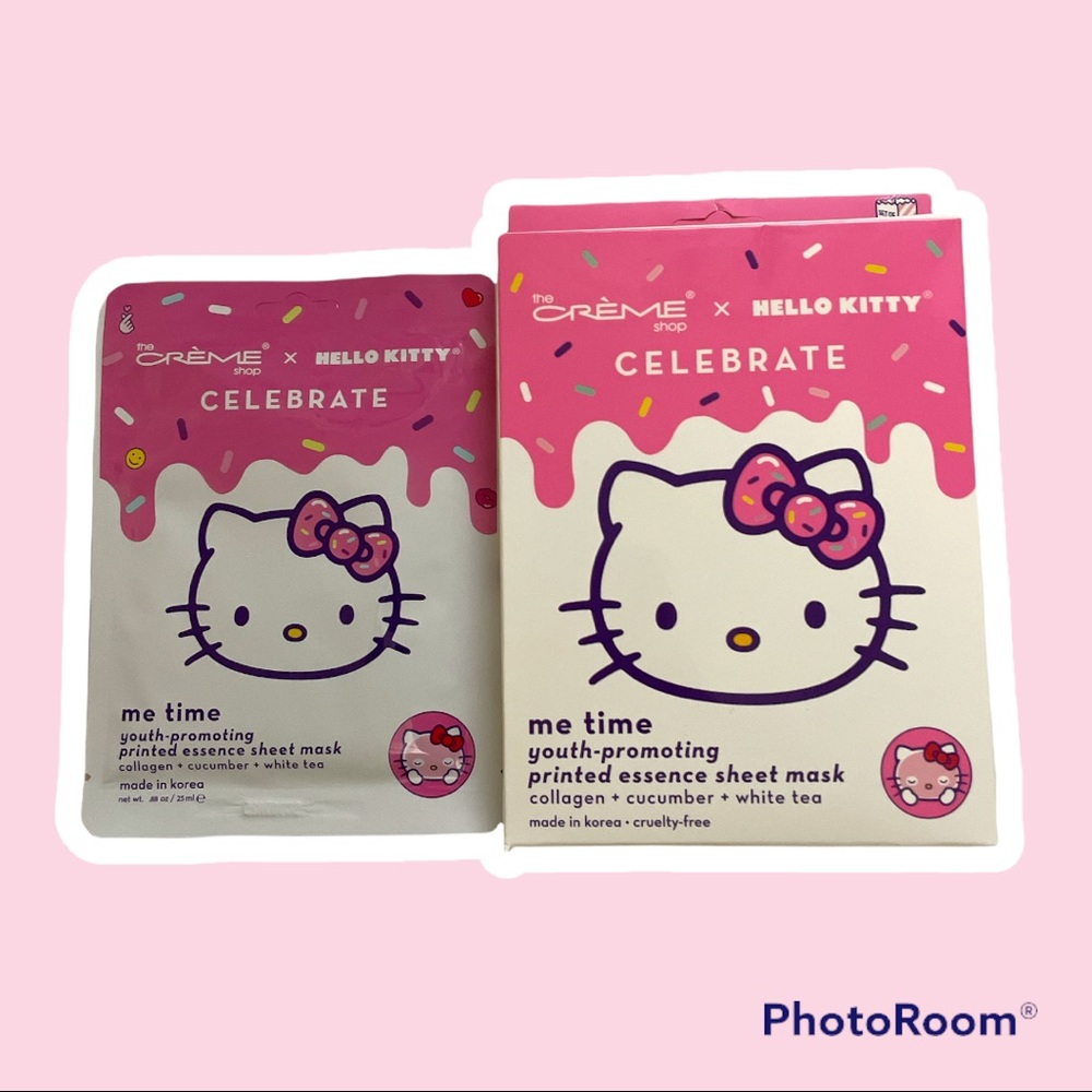 hello kitty creme shop sheet masks set of 3